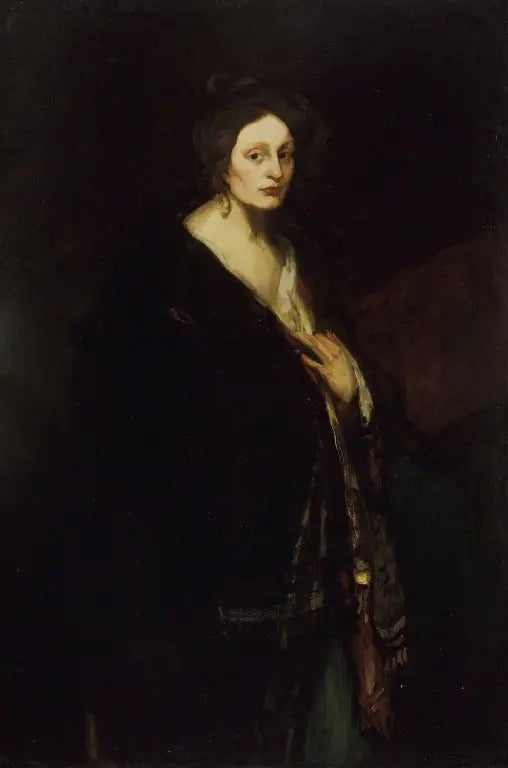 Frau im Mantel - Robert Henri