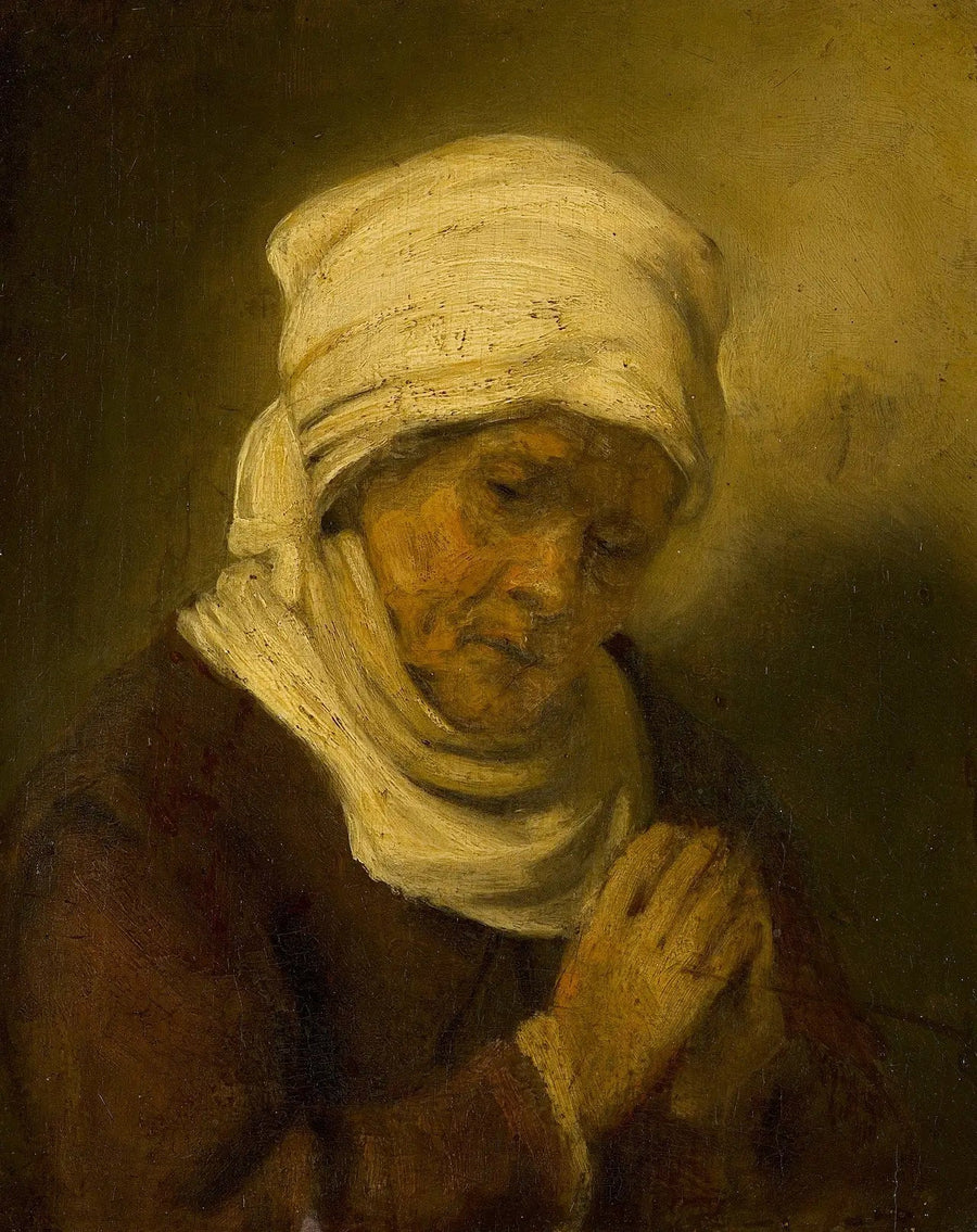 Frau im Gebet - Rembrandt
