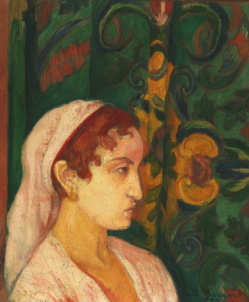 Frau im Profil - Émile Bernard