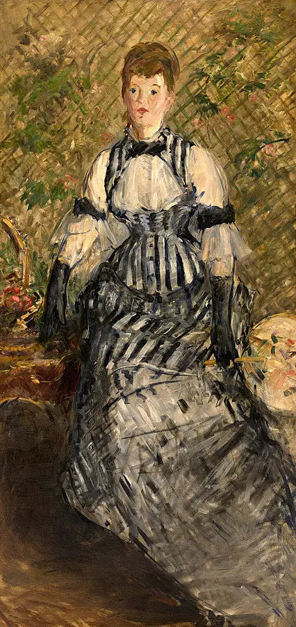 Frau im Abendkleid - Édouard Manet