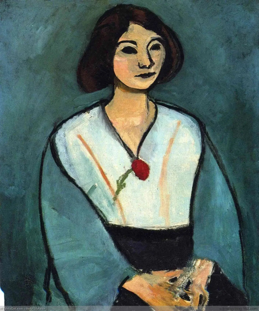 Frau in Grün - Henri Matisse