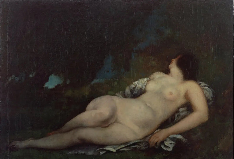 Verblüffende Frau - Gustave Courbet