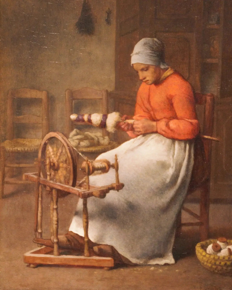 Frau laufend - Jean-François Millet