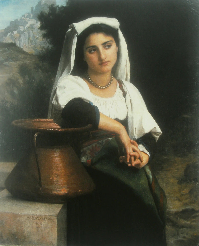 Italienische Frau am Brunnen - Bouguereau