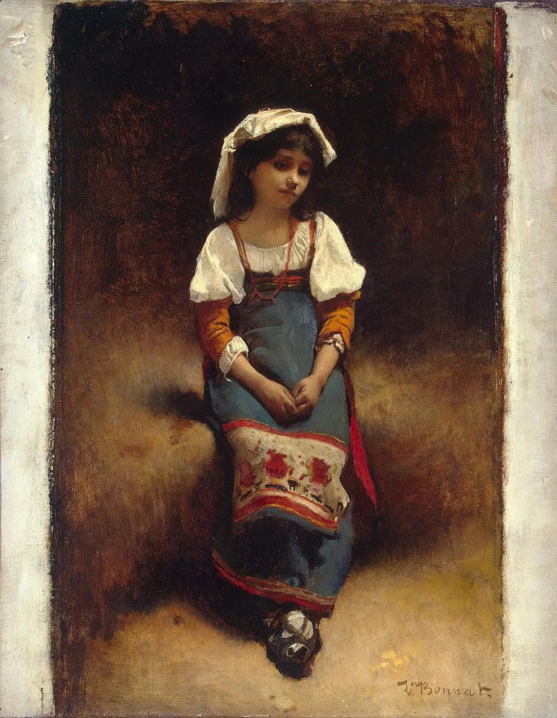 Italienische Frau - Léon Bonnat