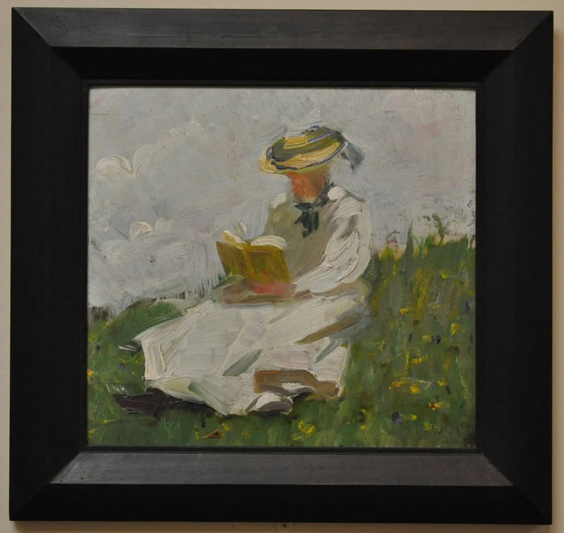 Frau, die im Grünen liest - Franz Marc