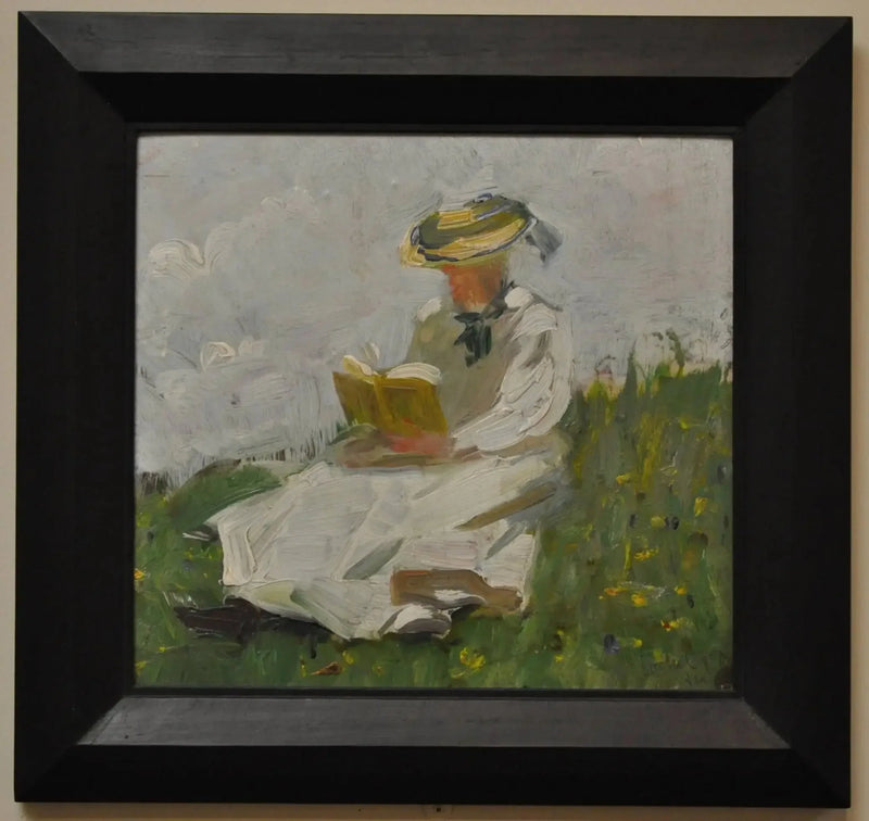 Frau, die im Grünen liest - Franz Marc