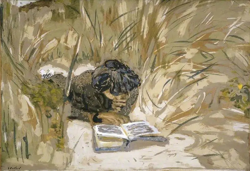 Frau liest - Édouard Vuillard