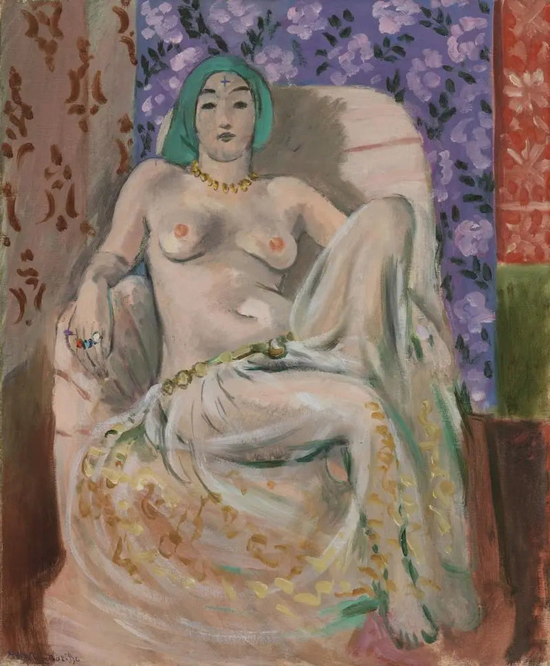 Maurische Frau (Das gehobene Knie) [Maurische Frau (Das gehobene Knie)] - Henri Matisse