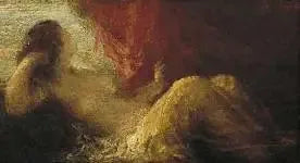 Nackte Frau liegend - Henri Fantin-Latour