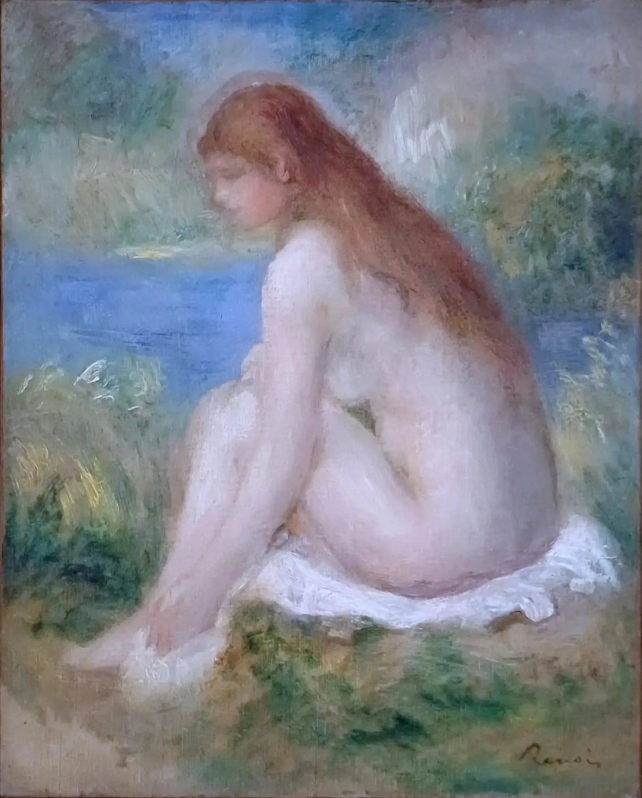 Sitzende nackte Frau - Pierre-Auguste Renoir