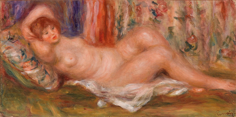 Nackte Frau auf dem Rücken liegend - Pierre-Auguste Renoir