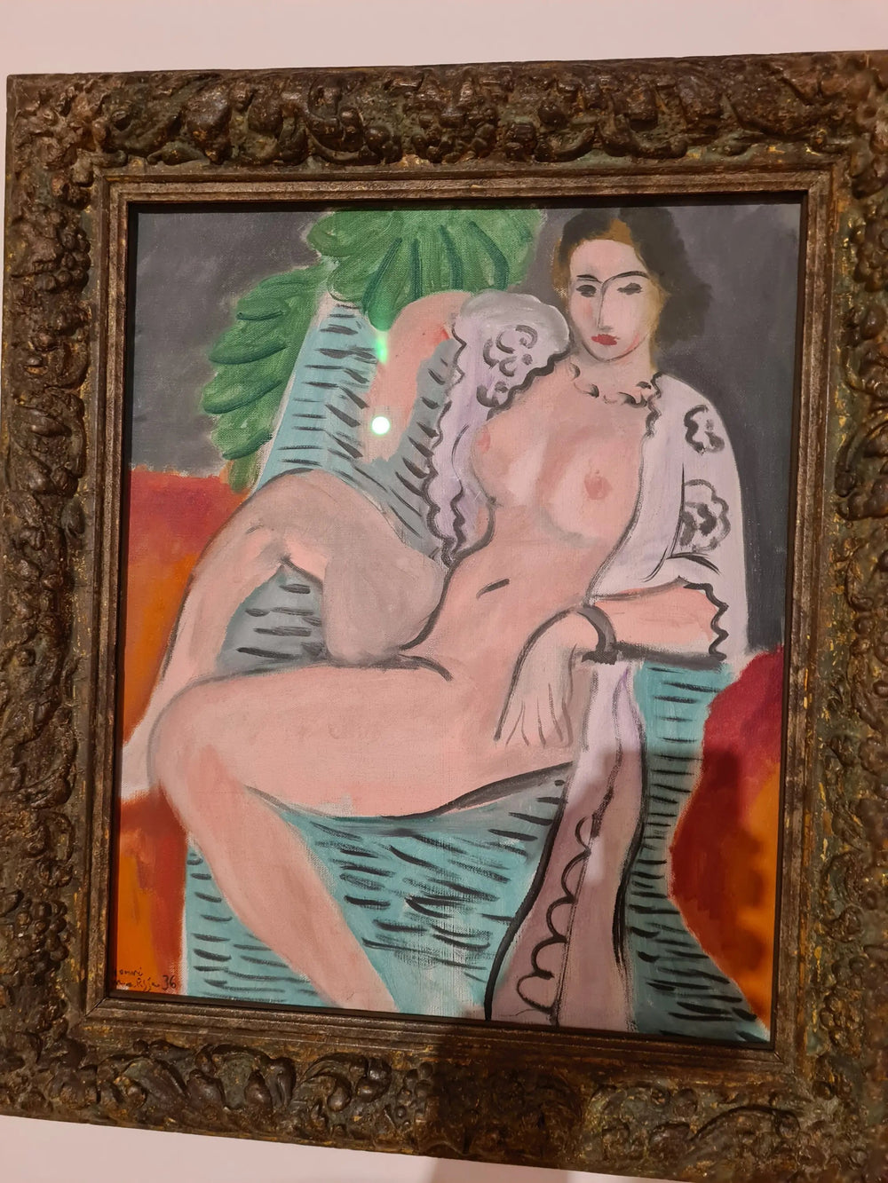 Femme nue drapée - Henri Matisse image 1 copie peinte à la main à l’huile