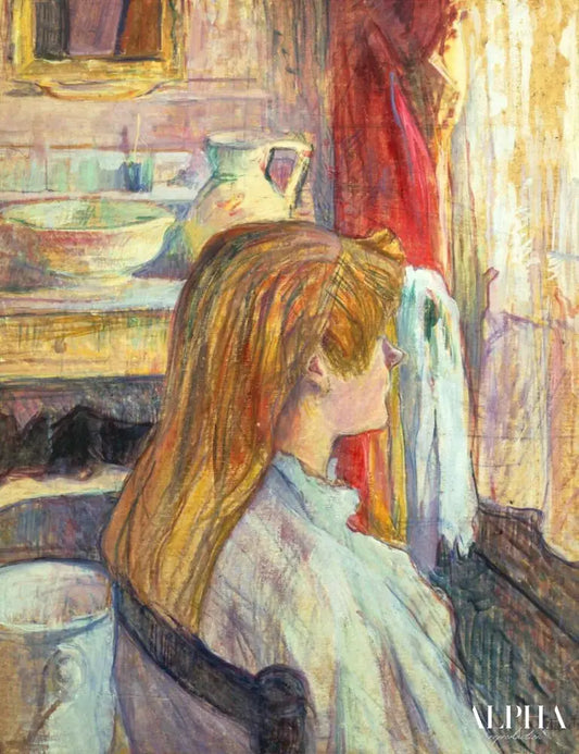 Femme par la fenêtre - Toulouse Lautrec - Reproductions de tableaux et peintures haut de gamme