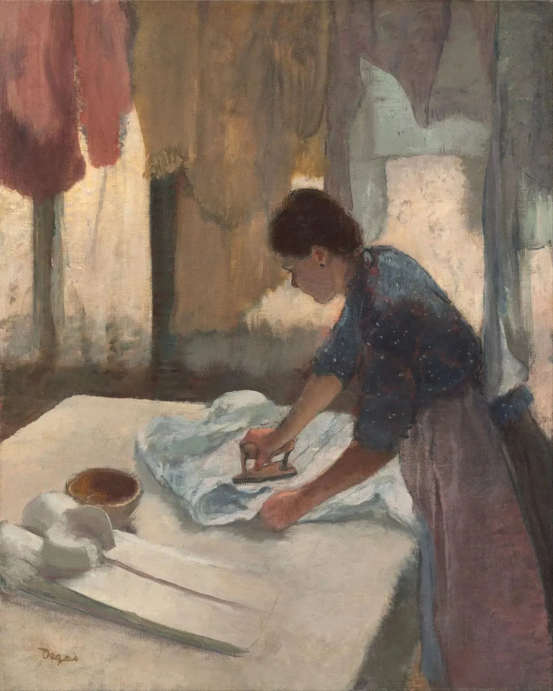 Frau beim Bügeln - Edgar Degas