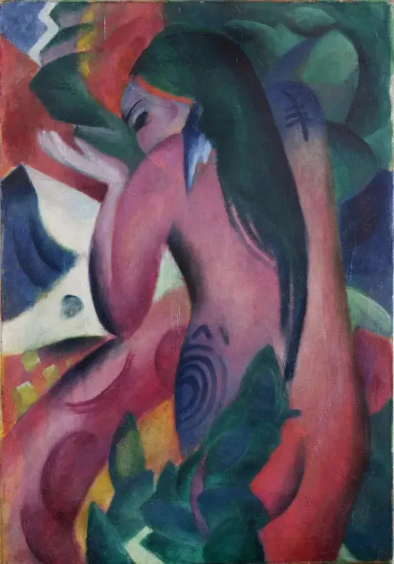Rote Frau - Franz Marc