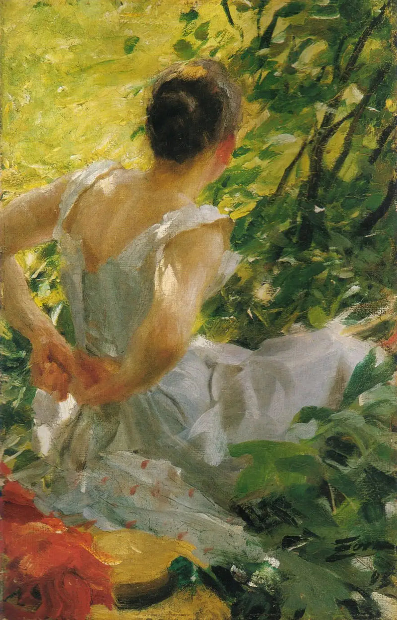 Frau beim Anziehen - Anders Zorn