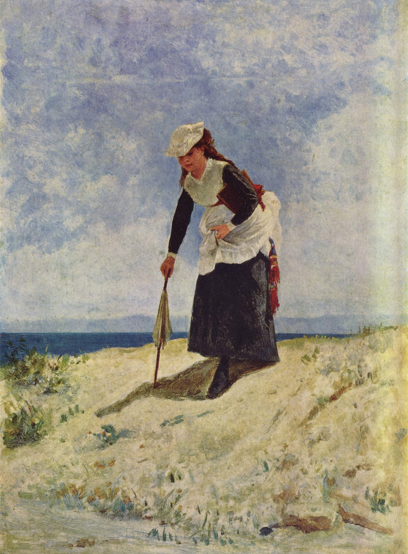 Frau am Sand - Giuseppe De Nittis