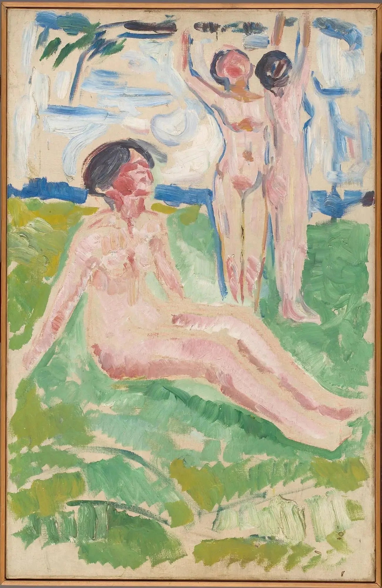 Femmes à la moisson - Edvard Munch image 1 reproduction de peinture à l’huile