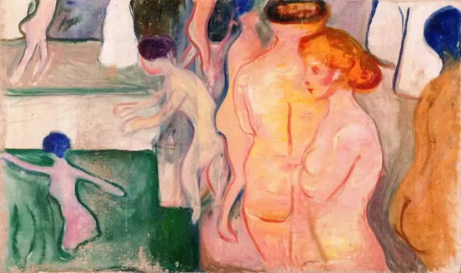 Frauen am Pool - Edvard Munch