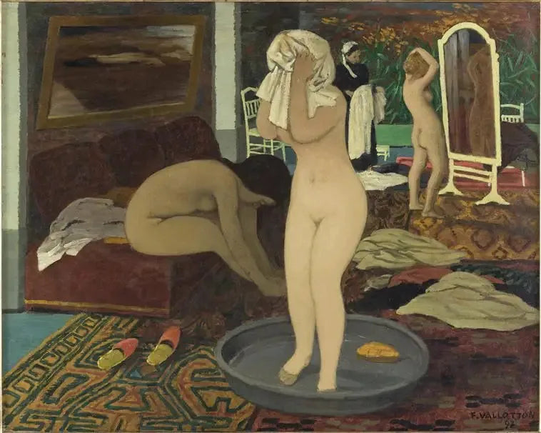 Frauen bei ihrer Toilette - Félix Vallotton