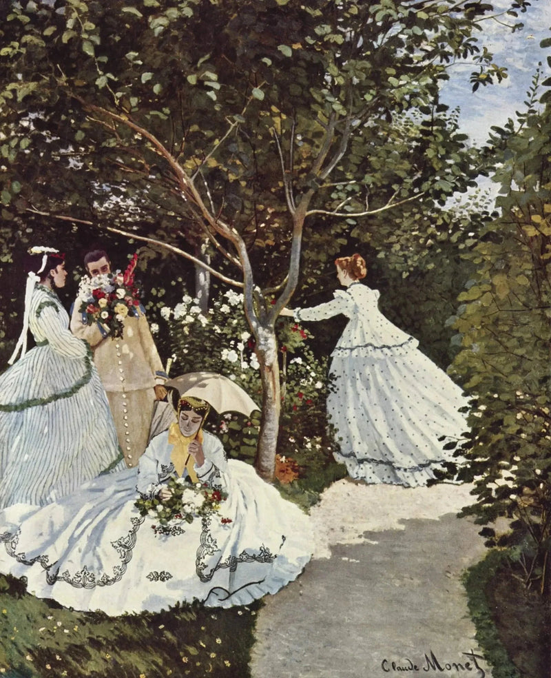 Frauen im Garten W67 - Claude Monet