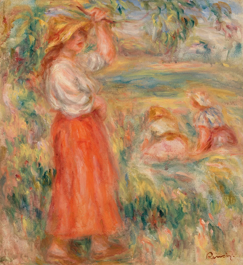 Frauen auf dem Feld - Pierre-Auguste Renoir