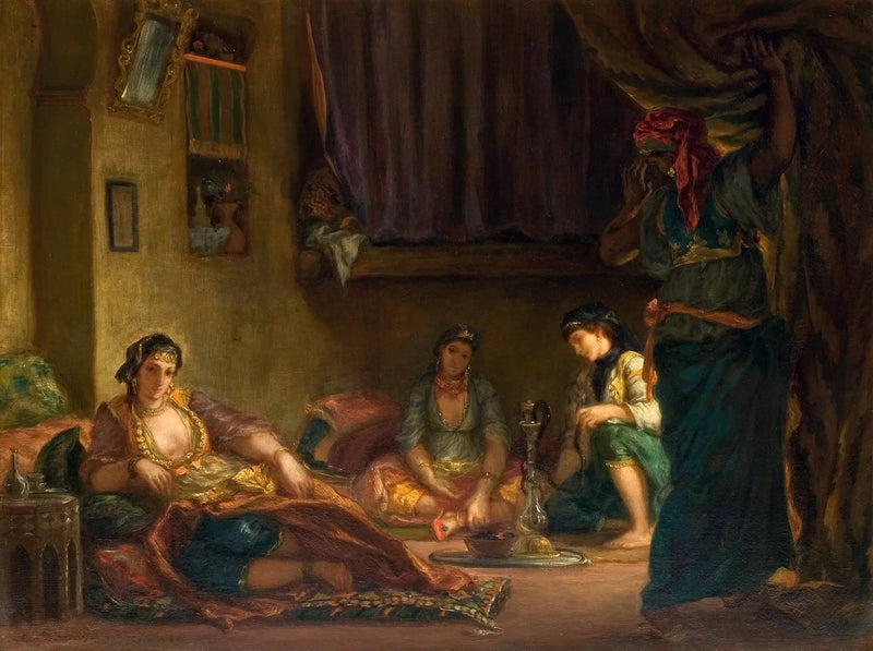 Frauen aus Algier in ihrem Inneren - Eugène Delacroix