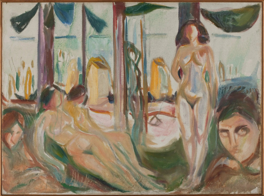 Nackte Frauen am Meer - Edvard Munch