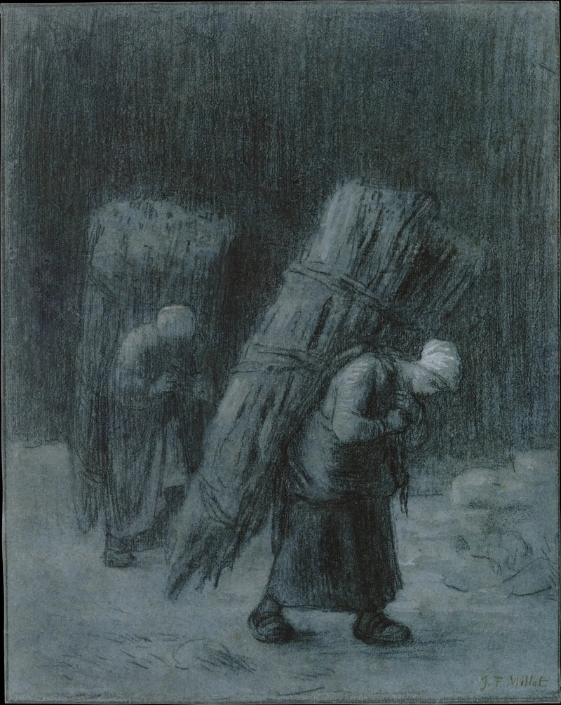 Frauen, die Bündel tragen - Jean-François Millet