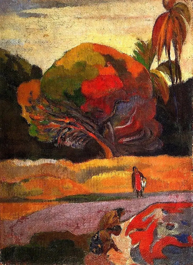 Tahitianische Frauen am Flussufer - Paul Gauguin