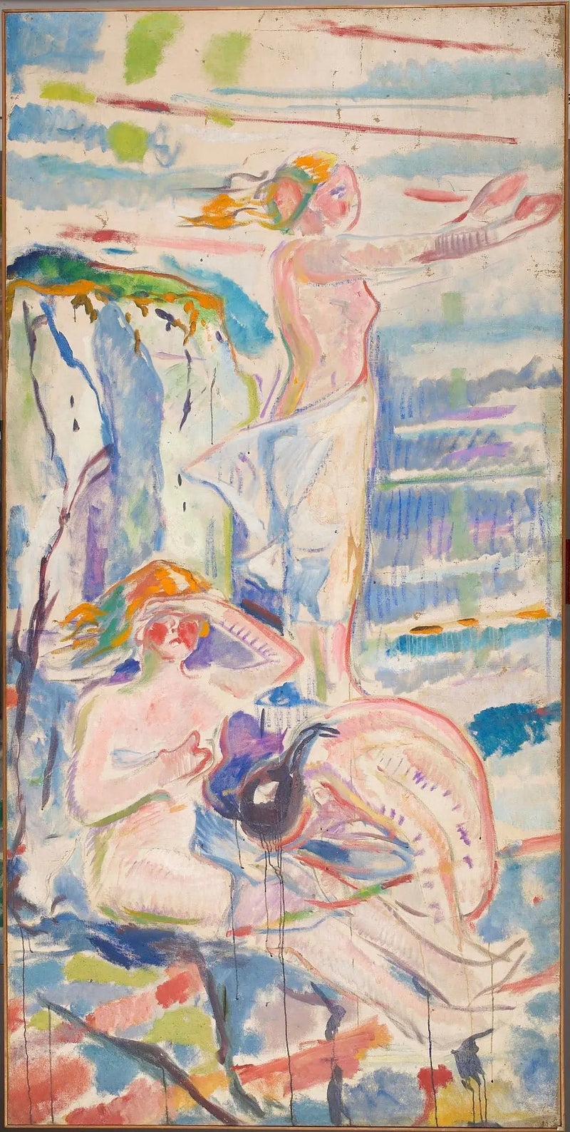 Frauen, die der Sonne zugewandt sind - Edvard Munch