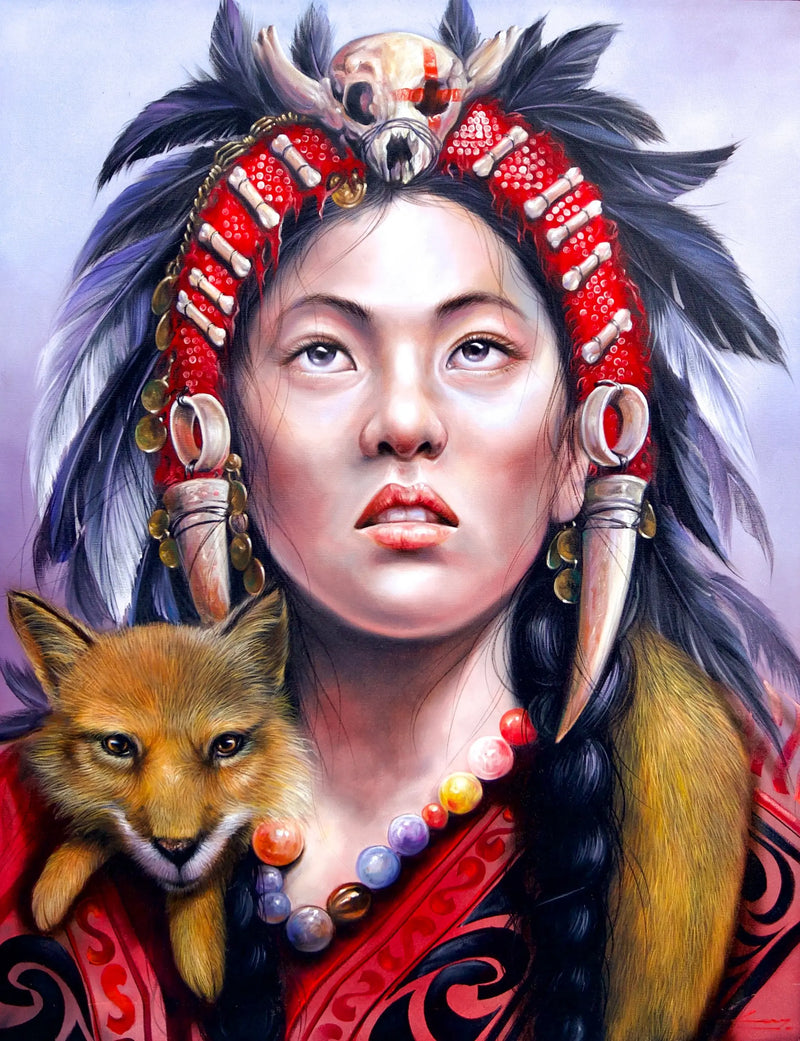 Stammesfrauen | 70 x 90 cm