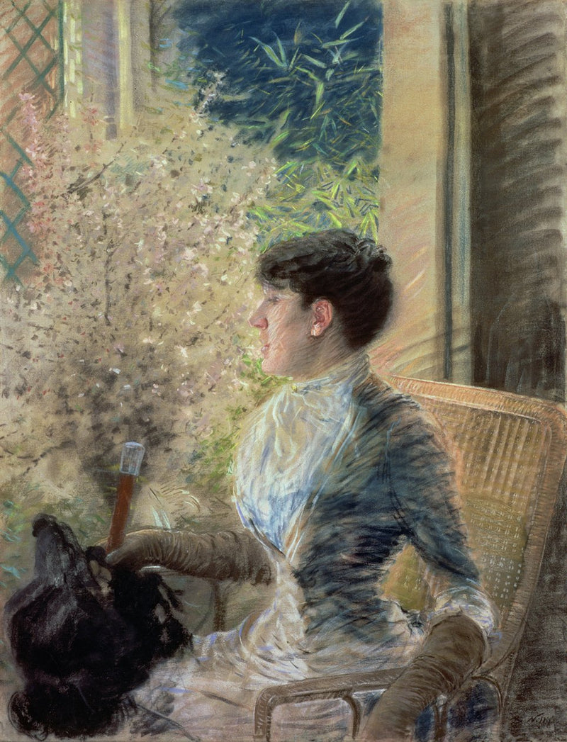 Überhängendes Fenster - Giuseppe De Nittis