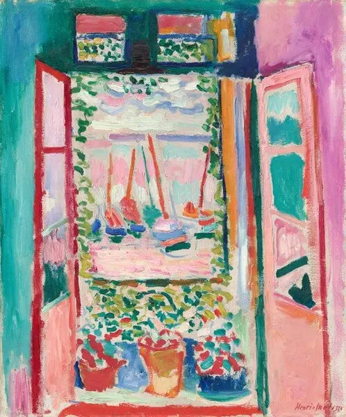 Fenêtre ouverte, Collioure - Henri Matisse image 1 reproduction de peinture à l’huile