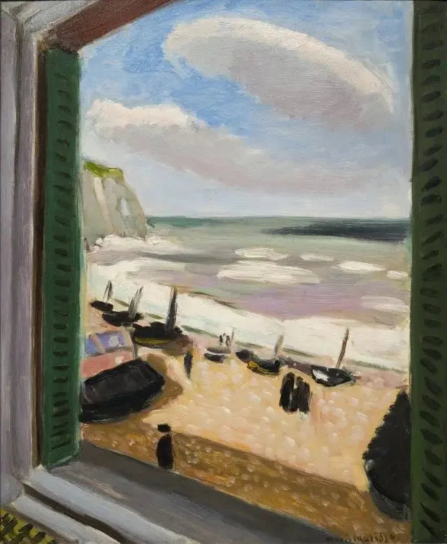 Offenes Fenster zum Meer in Étretat - Henri Matisse