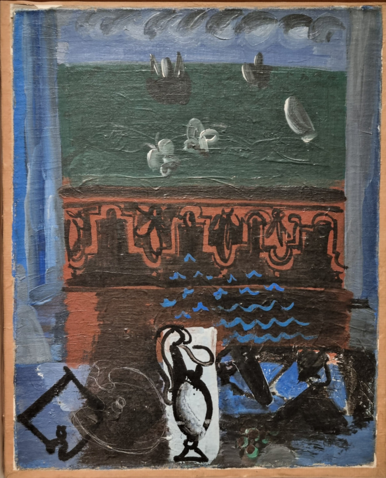 Fenêtre sur la mer - Raoul Dufy image 1 copie peinte à la main à l’huile
