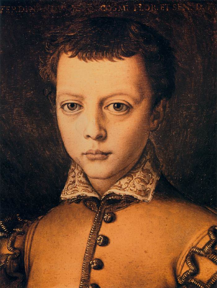 Ferdinand I. de Médicis als Kind - Bronzino