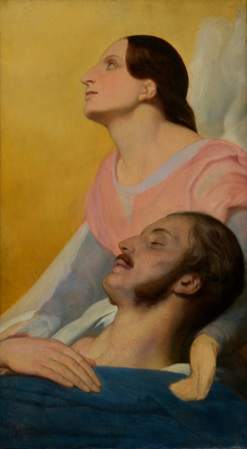 Ferdinand Philippe, Herzog von Orléans, bis zu seinem Todbett - Ary Scheffer