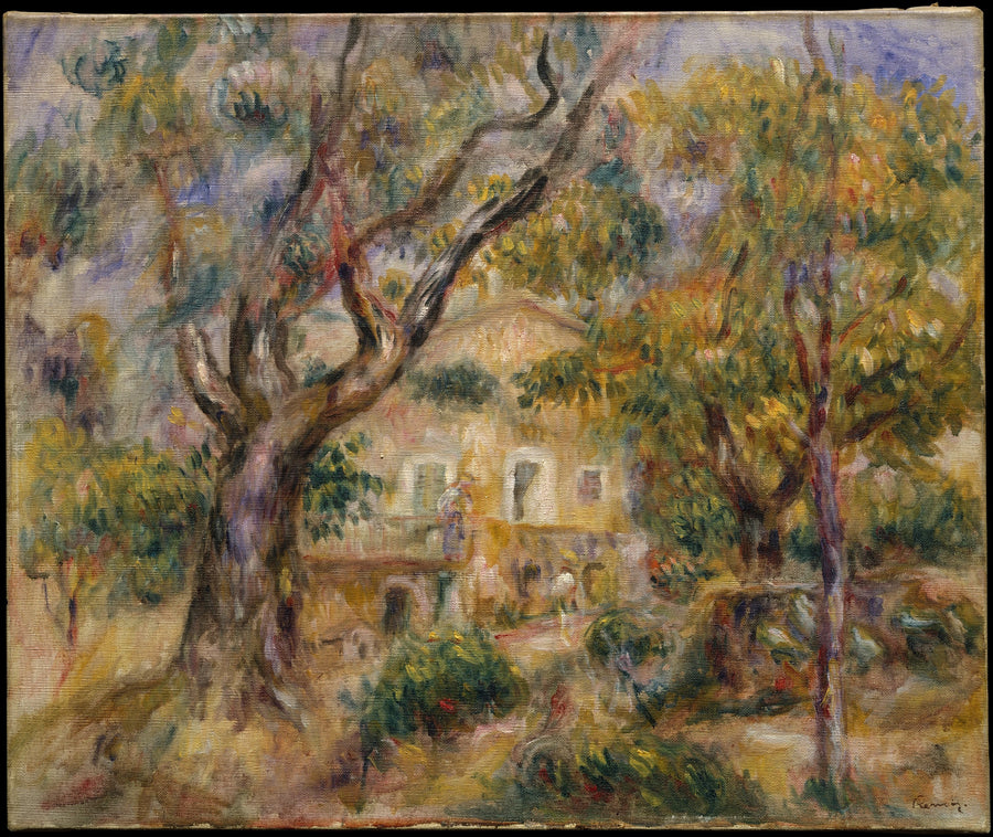 Der Bauernhof der Collettes, Cagnes - Pierre-Auguste Renoir