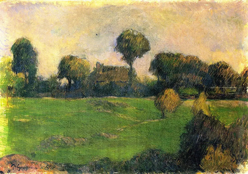 Bauernhof in der Bretagne I - Paul Gauguin