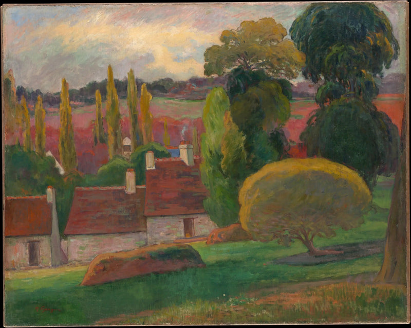Bauernhof in der Bretagne I - Paul Gauguin