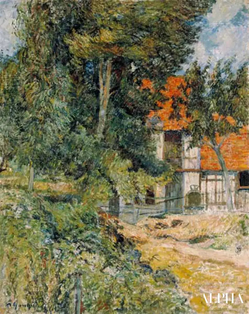 Ferme en Normandie - Paul Gauguin - Reproductions de tableaux et peintures haut de gamme