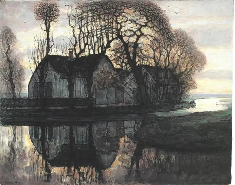Bauernhof bei Duivendrecht - Piet Mondrian