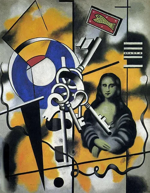 Die Mona Lisa mit den Schlüsseln - Fernand Léger