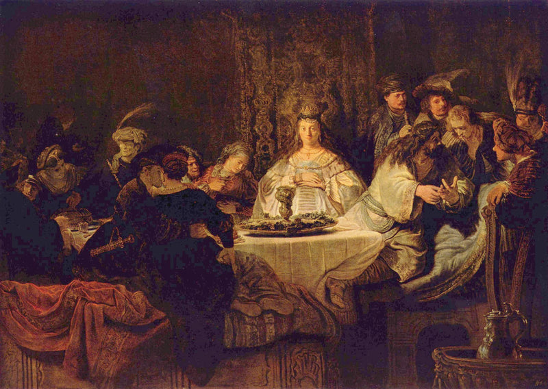 Die Hochzeit von Simson - Rembrandt