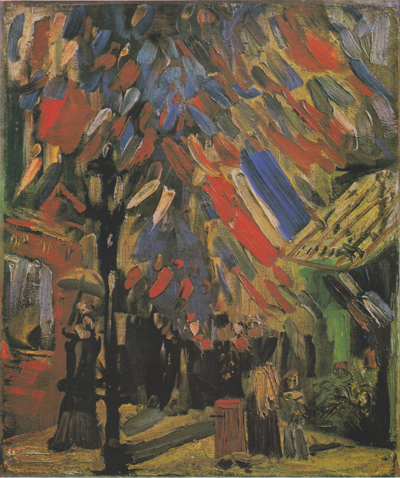 Das Fest des 14. Juli in Paris - Vincent van Gogh