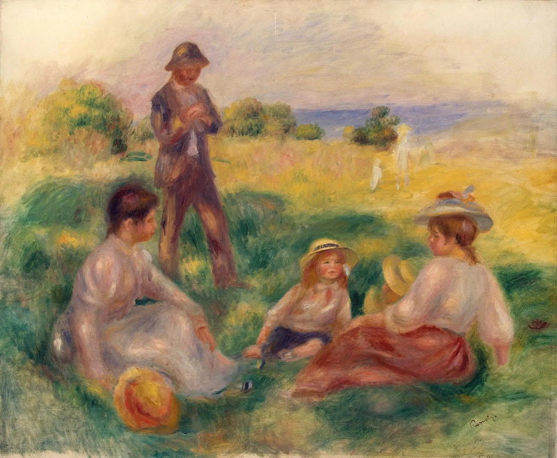 Fest auf dem Land in Berneval - Pierre-Auguste Renoir