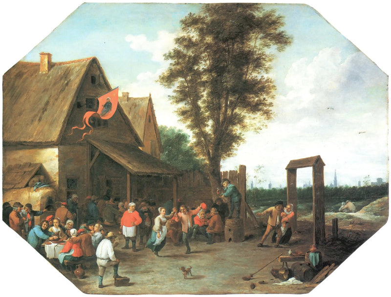 Fest des Dorfes zum St. Georg - David Teniers der Jüngere