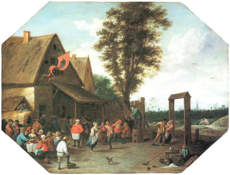 Fest des Dorfes zum St. Georg - David Teniers der Jüngere